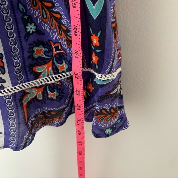 Pura Emocag bohemian print long sleeve pocket romper - Picture 12 of 15